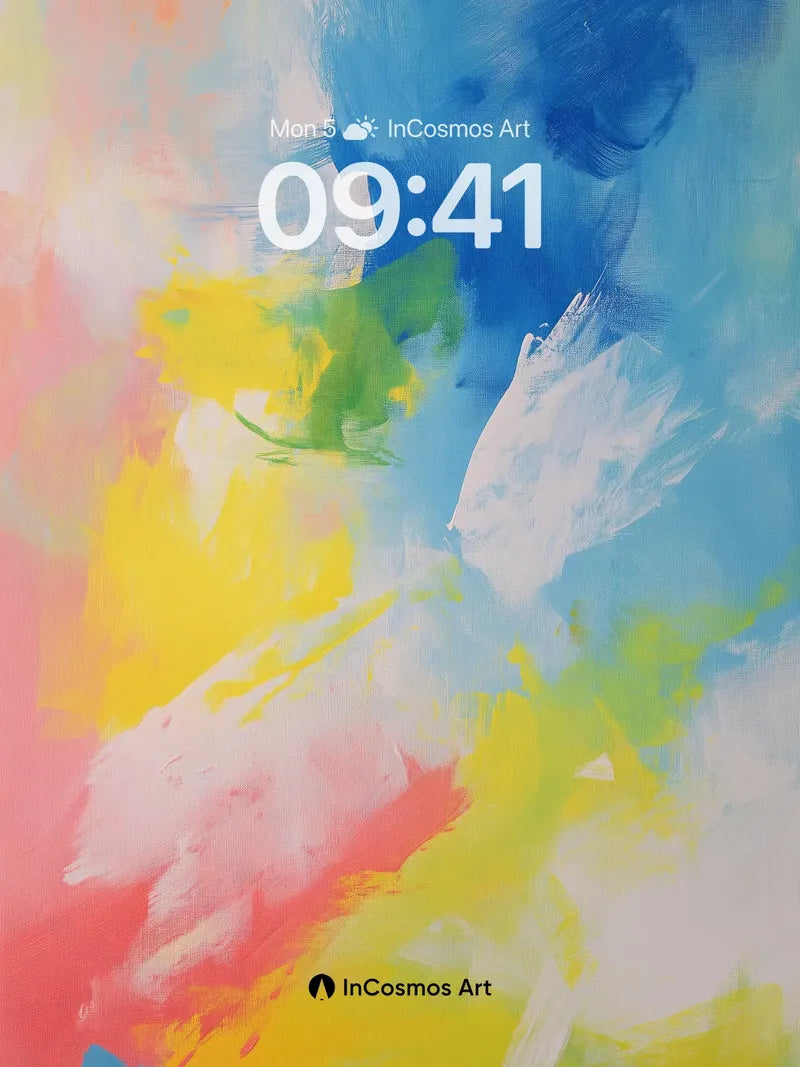 Luminous Breath Wallpaper with Swirling Color Fields