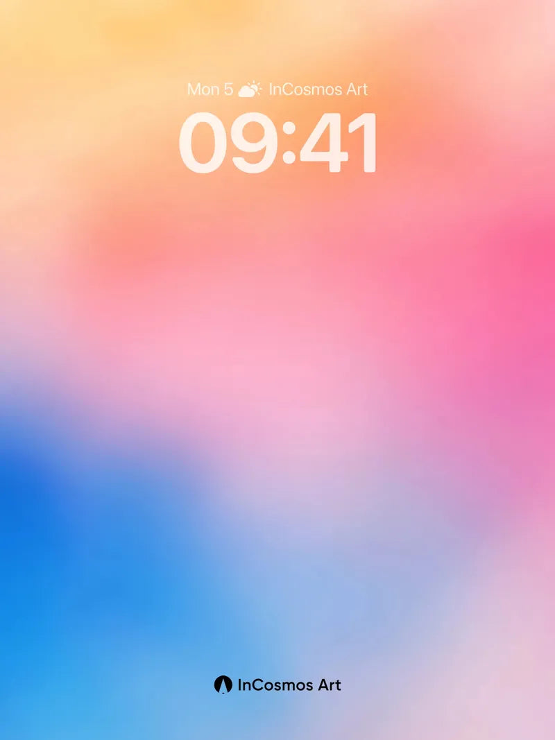 Luminous Gradient Wallpaper with Ethereal Hues