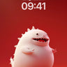 Playful Creature Wallpaper with Soft Spikes wallpaper for iPhone, iPad & Mac
