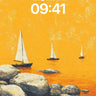 Sailfire Wallpaper with Golden Hush wallpaper for iPhone, iPad & Mac