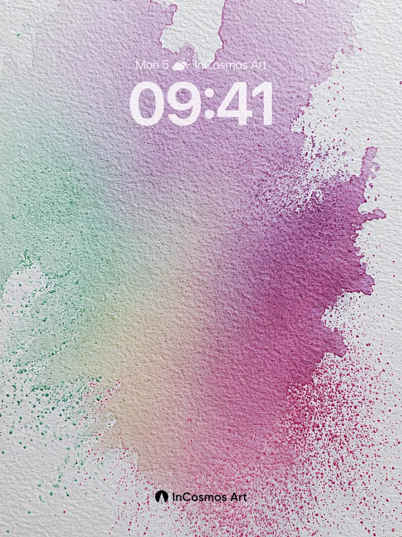 Lavender Mist Wallpaper with Speckled Light