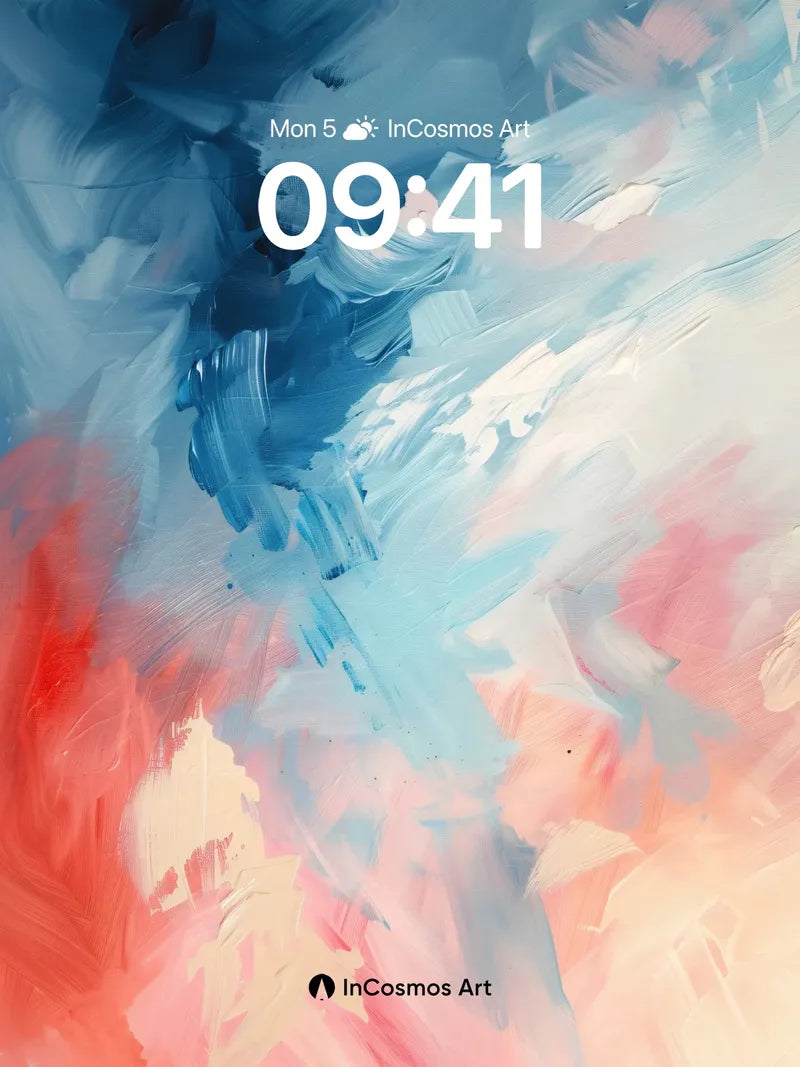 Whispering Canvas Wallpaper with Fluid Color Fields