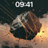 Cosmic Fracture Wallpaper with Ember Trails wallpaper for iPhone, iPad & Mac