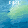 Ethereal Blue-Green Gradient Flow Wallpaper wallpaper for iPhone, iPad & Mac
