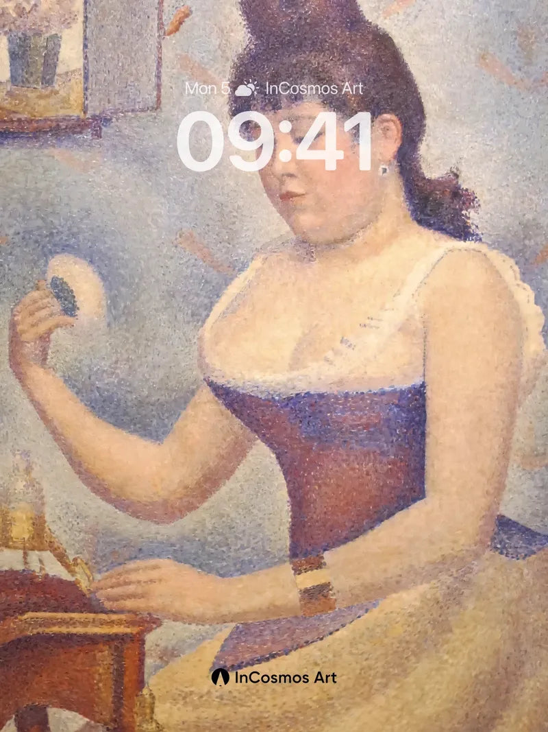 Quiet Reflection Wallpaper with Impressionist Hues wallpaper for iPhone, iPad & Mac