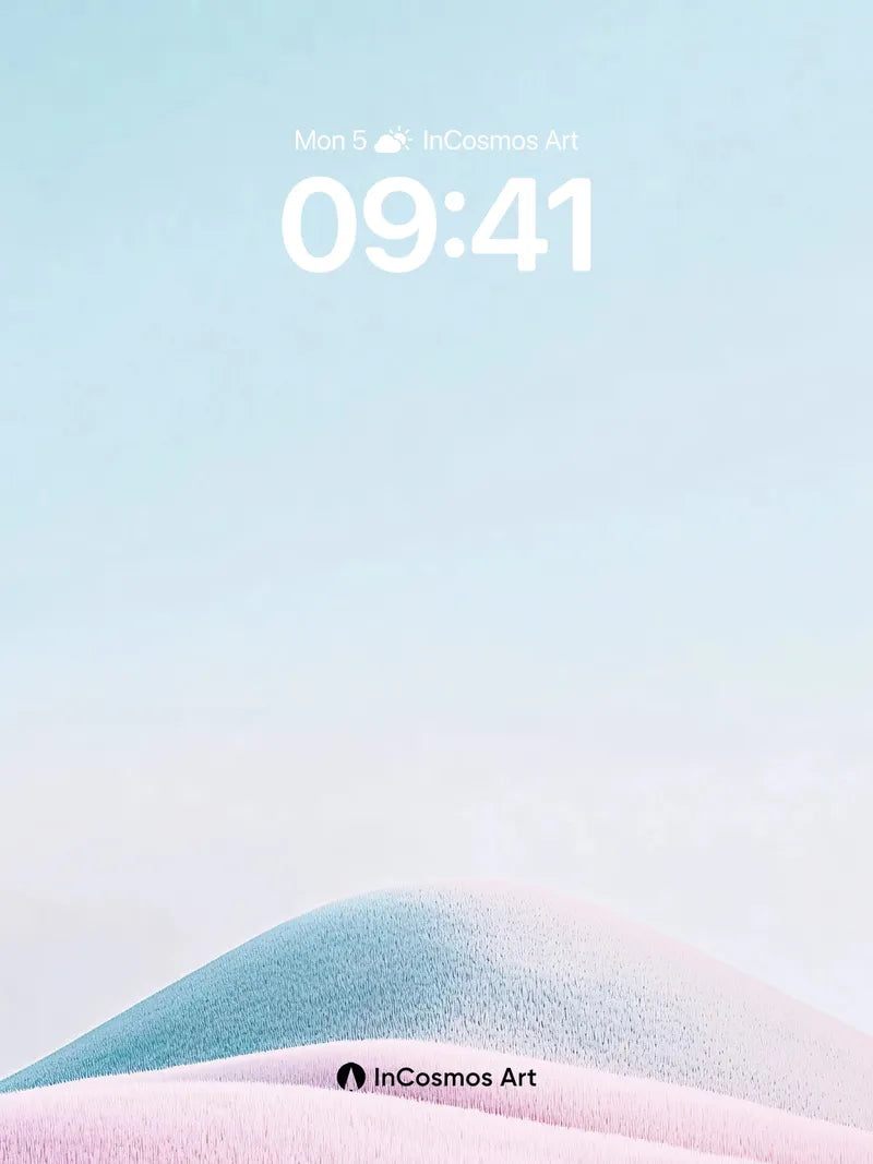 Serenity Dune Wallpaper with Soft Gradient Hues