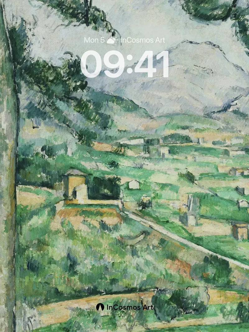 Serenity in Olive Green Wallpaper with Mountain Hush