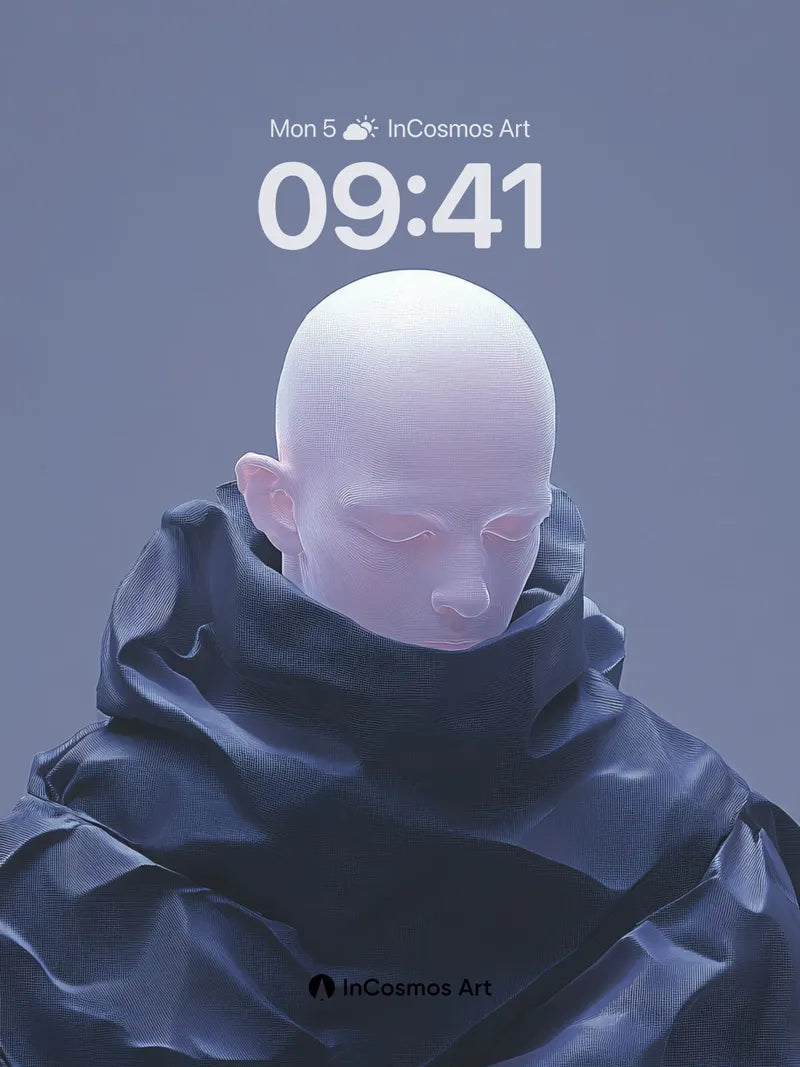 Silent Reverie Wallpaper with Cloaked Light