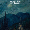 Whispering Night Sky Wallpaper with Swirling Stars wallpaper for iPhone, iPad & Mac
