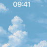 Cloudy Sky Painting Aesthetic Wallpaper