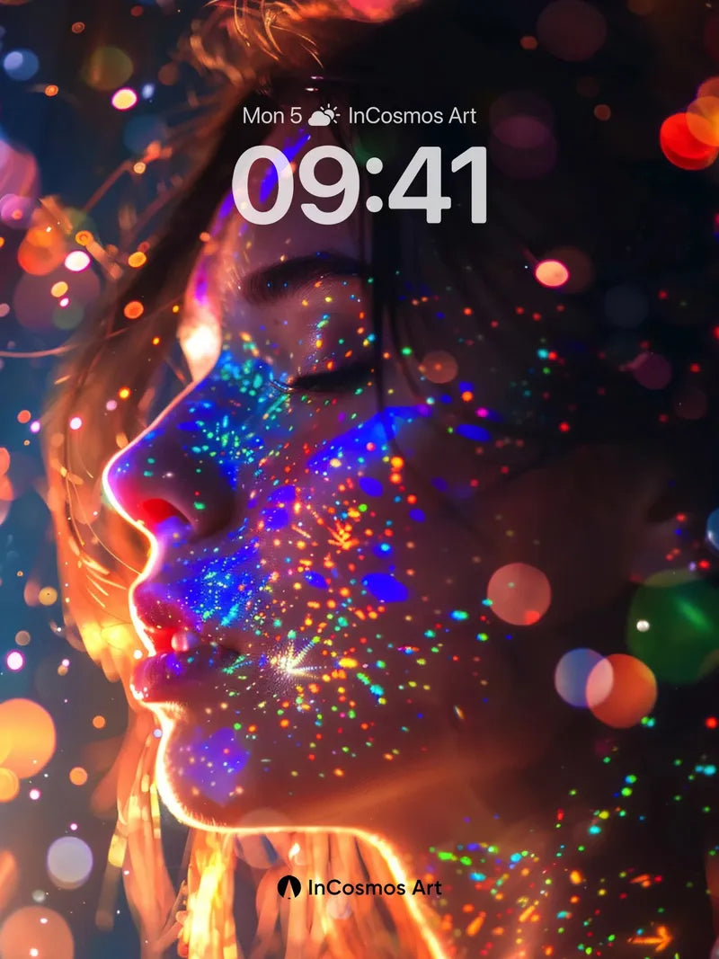 Stellar Reflection Wallpaper with Cosmic Dust