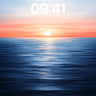 Serenity Horizon Wallpaper with Sunlit Reflections wallpaper for iPhone, iPad & Mac