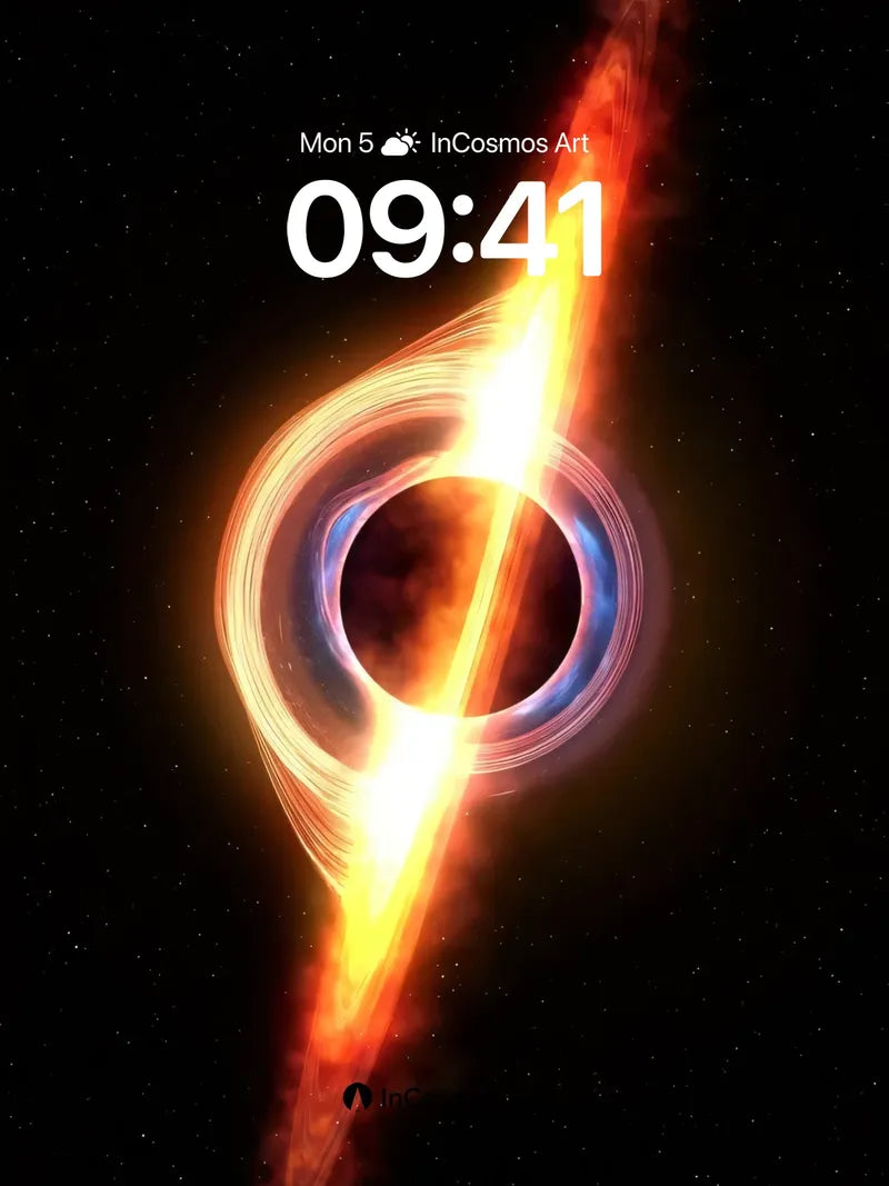 Cosmic Echo Wallpaper with Light Whirlpool wallpaper for iPhone, iPad & Mac