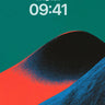 Neon Waves Abstract Wallpaper wallpaper for iPhone, iPad & Mac