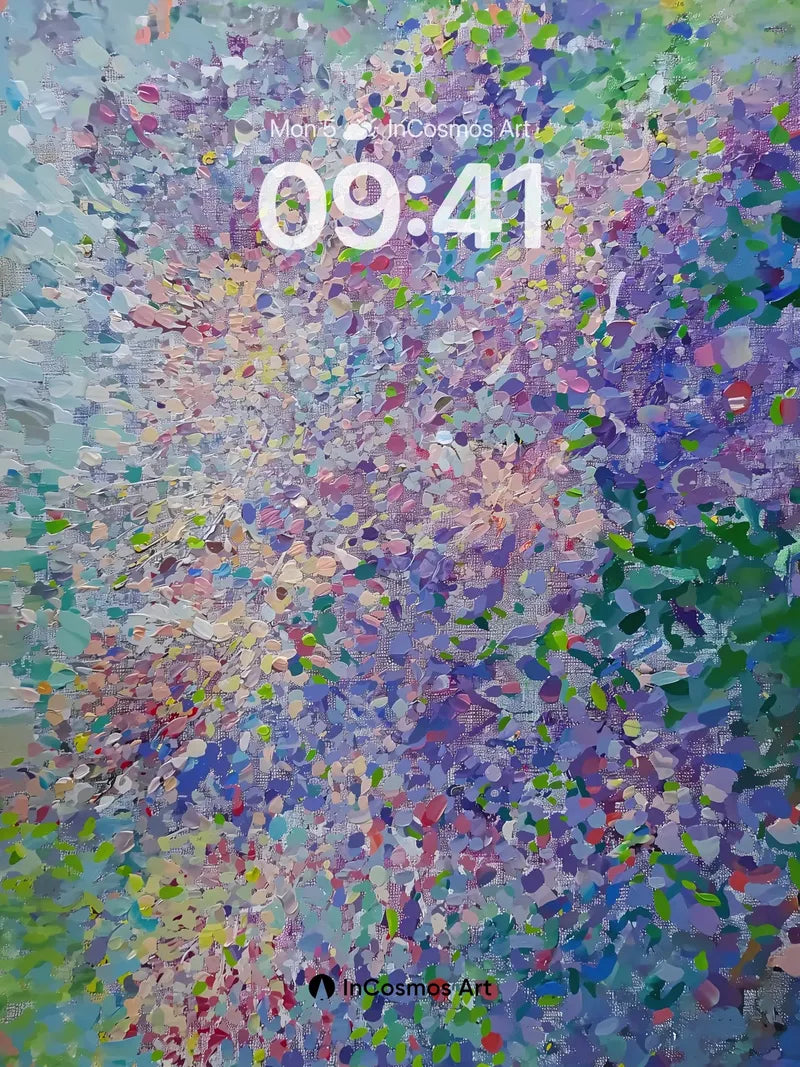 Whispering Bloom Wallpaper with Dappled Light