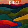 Velvet Horizon Wallpaper with Sunlit Rivers wallpaper for iPhone, iPad & Mac