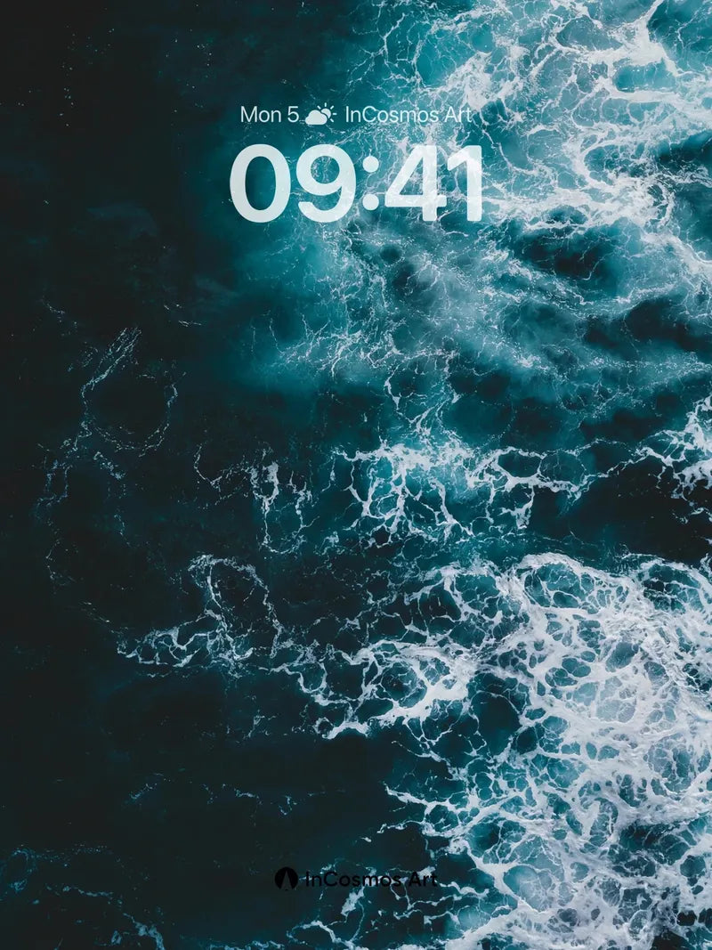 Storm's Breath Wallpaper with Frosted Currents