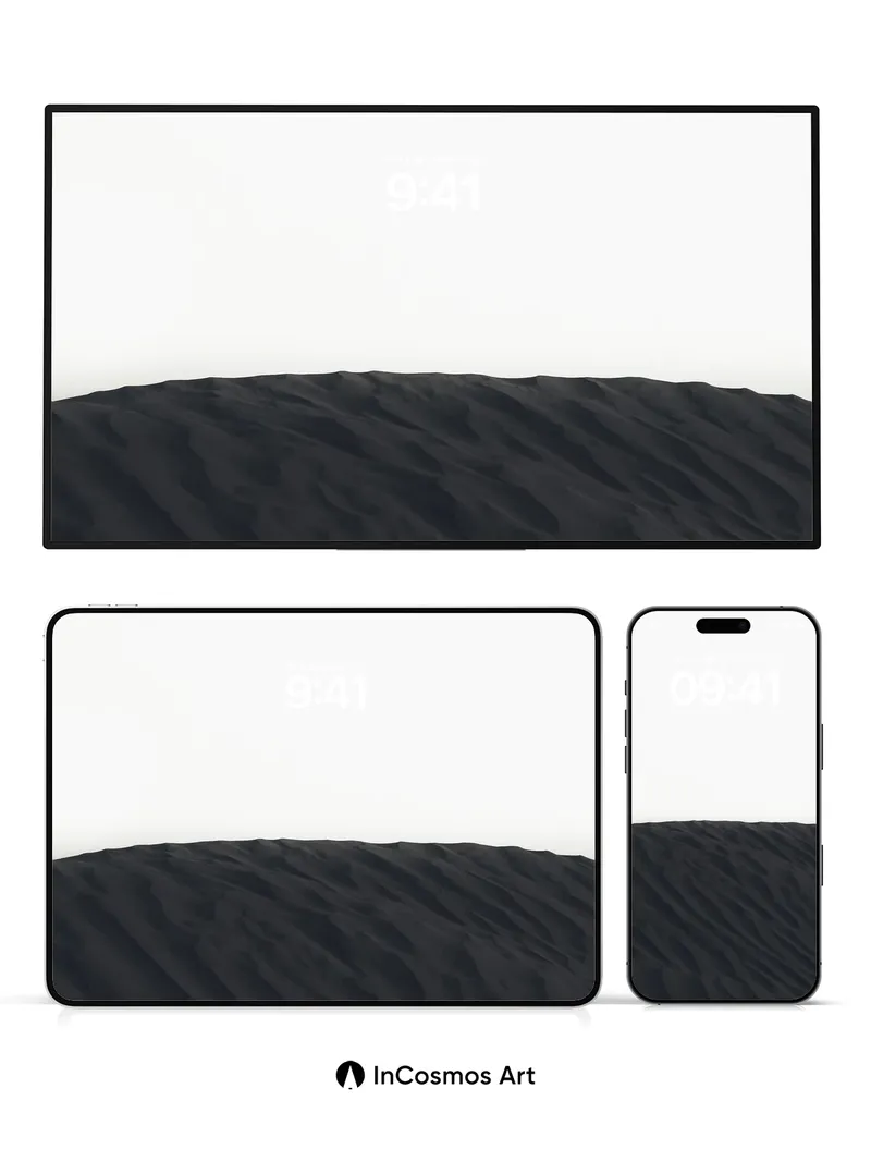 Silent Dune Wallpaper with Whispering Ridges