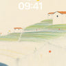 Pastoral Hillside Village Wallpaper Minimalist