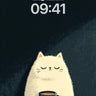 Serene Fluff Wallpaper with Coffee Glow wallpaper for iPhone, iPad & Mac