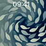 Deep Ocean Schooling Fish Background wallpaper for iPhone, iPad & Mac