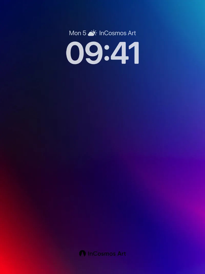 Neon Mirage Wallpaper with Liquid Light