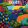 Polka-Dot Forest Wallpaper with Living Color wallpaper for iPhone, iPad & Mac