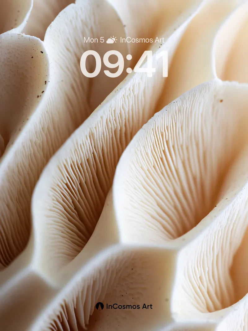 Silken Gills Wallpaper with Hidden Depths