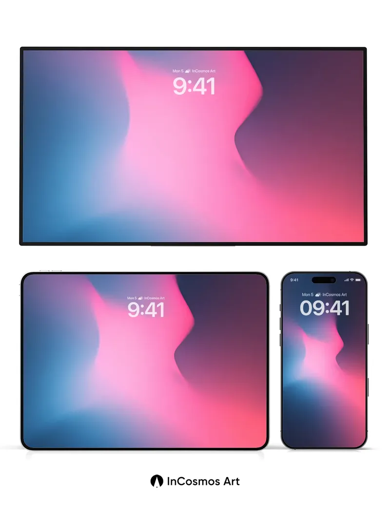 Luminous Veil Wallpaper with Ethereal Flow