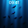 Serenity Deep Wallpaper with Floating Shadows wallpaper for iPhone, iPad & Mac