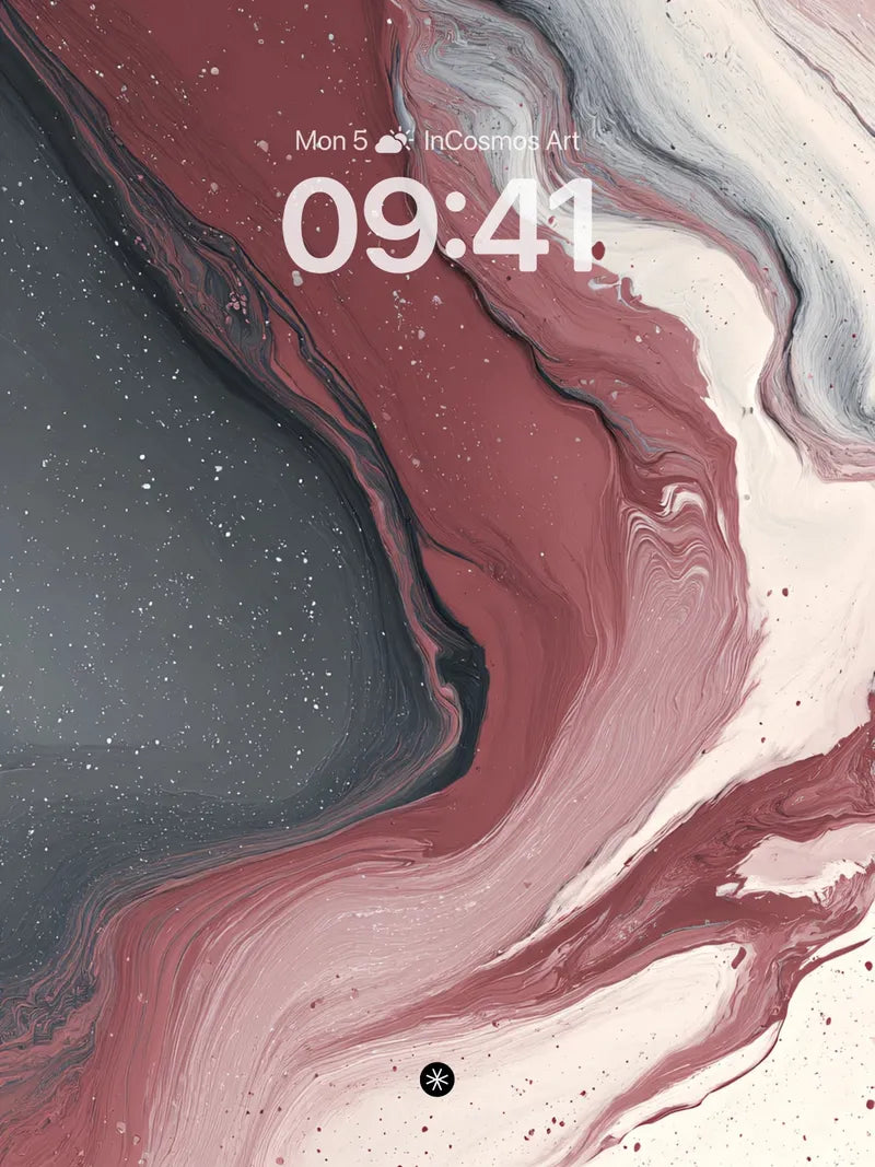 Fluid Serenity Wallpaper with Marbled Haze wallpaper for iPhone, iPad & Mac