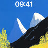 Crisp Alpine Silence Wallpaper with Golden Canopy wallpaper for iPhone, iPad & Mac