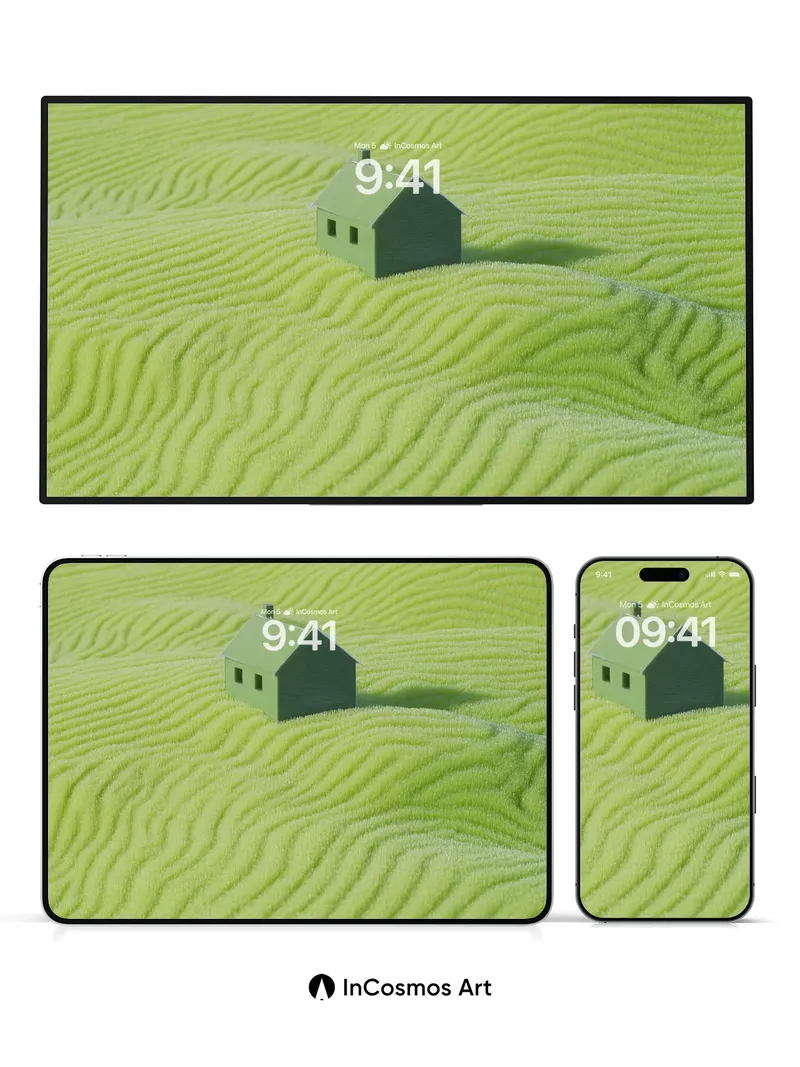 Serenity Ridge Wallpaper with Whispering Grass