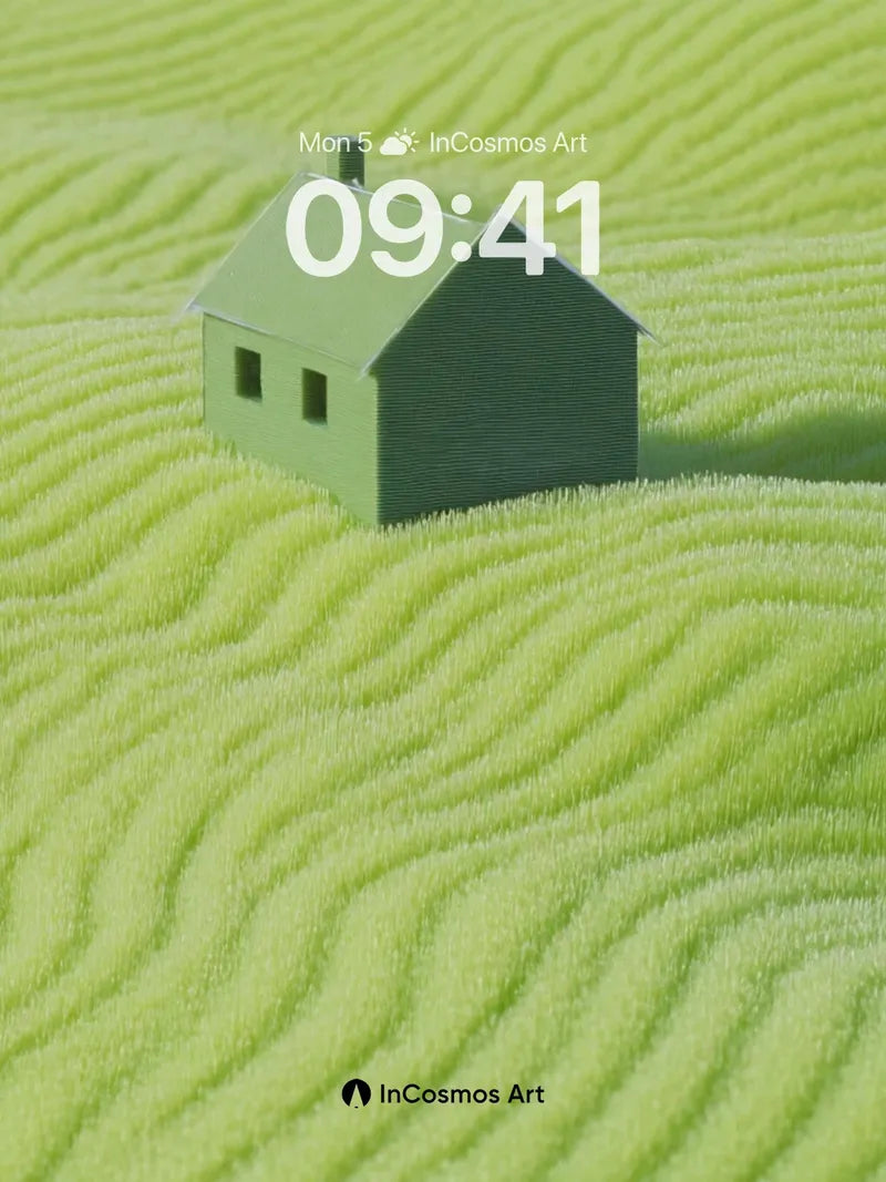 Serenity Ridge Wallpaper with Whispering Grass