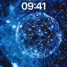 Neon Web Wallpaper with Cosmic Pulse wallpaper for iPhone, iPad & Mac