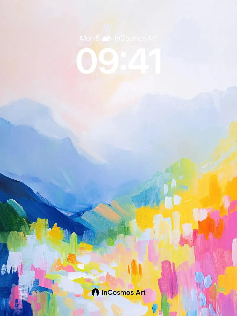 Surreal Bloom Wallpaper with Sunlit Hues