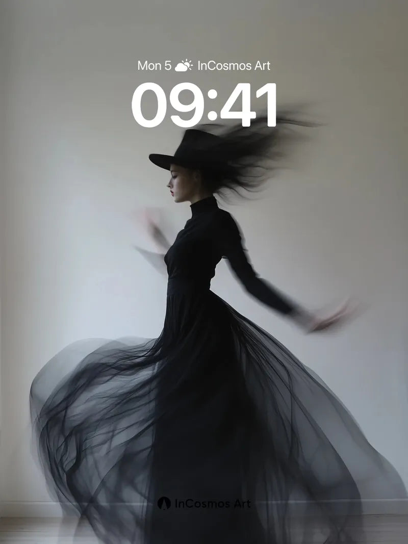 Whispering Tulle Wallpaper with Motion Blur