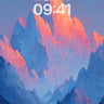 Alpenglow Summit Wallpaper in Cold Light wallpaper for iPhone, iPad & Mac