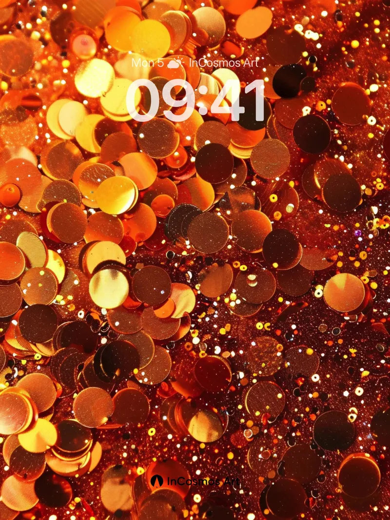 Golden Mirage Wallpaper with Shimmering Depth wallpaper for iPhone, iPad & Mac