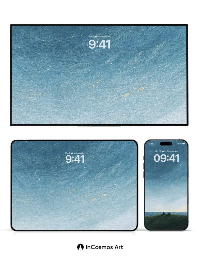 Starry Veil Wallpaper with Cosmic Whispers