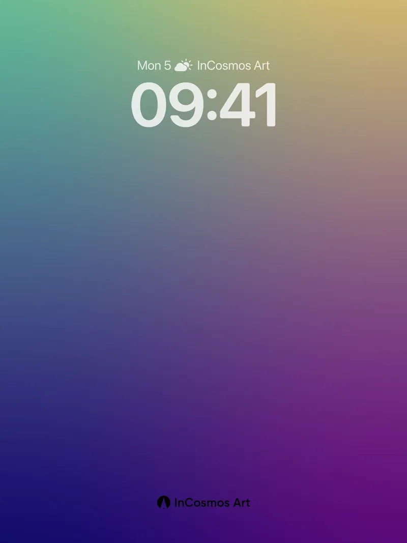 Spectrum Drift Wallpaper with Liquid Light