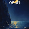 Serenity Moonlight Wallpaper with Ocean Whispers wallpaper for iPhone, iPad & Mac