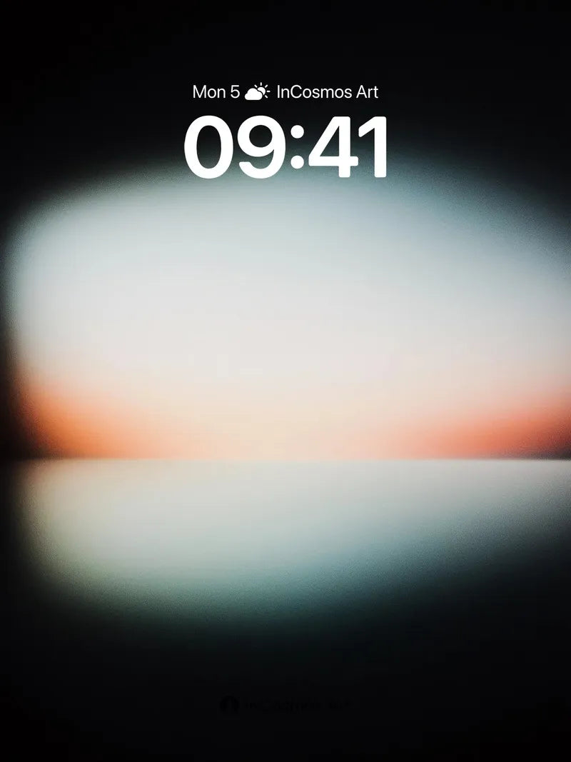 Serenity Horizon Wallpaper with Soft Light Gradient