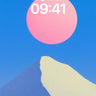 Serene Horizon Wallpaper with Gradient Sun wallpaper for iPhone, iPad & Mac