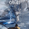 Frostborne Dragon Wallpaper with Thunderous Breath wallpaper for iPhone, iPad & Mac