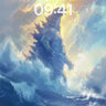 Thunderclad Titan Wallpaper with Storm-Scale Texture wallpaper for iPhone, iPad & Mac