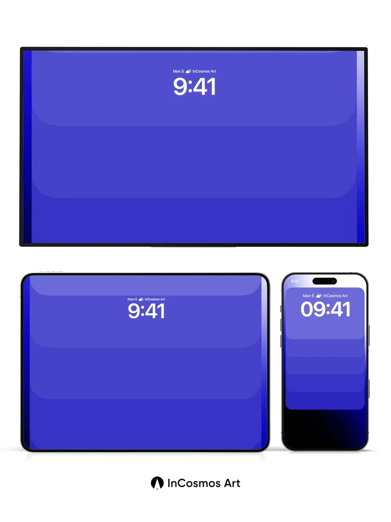 Luminous Depth Wallpaper with Gradient Veil