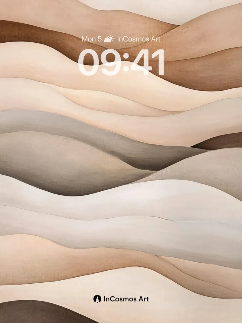 Sandy Dune Wallpaper with Whispering Textures