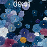 Midnight Floral Symphony Wallpaper wallpaper for iPhone, iPad & Mac