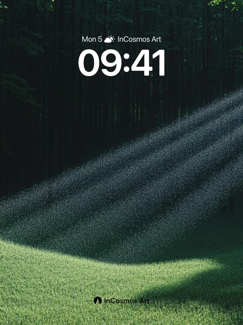 Whispering Shade Wallpaper with Dappled Light